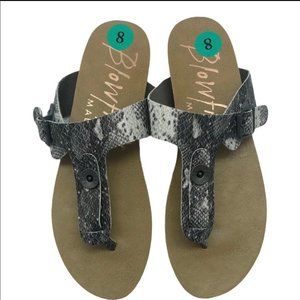 Blowfish Snake Flat Sandals Women